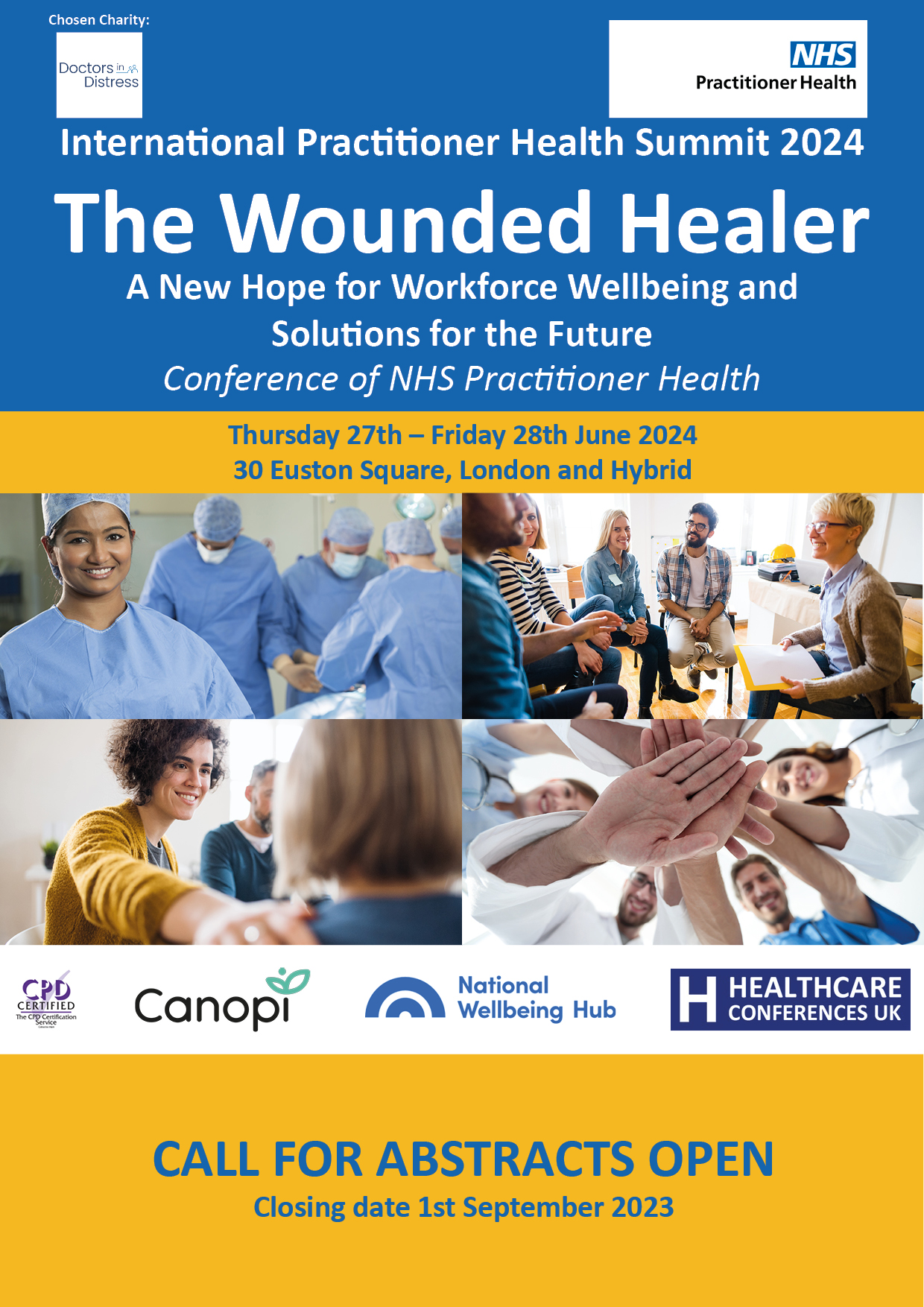 International Practitioner Health Summit 2024 The Wounded Healer