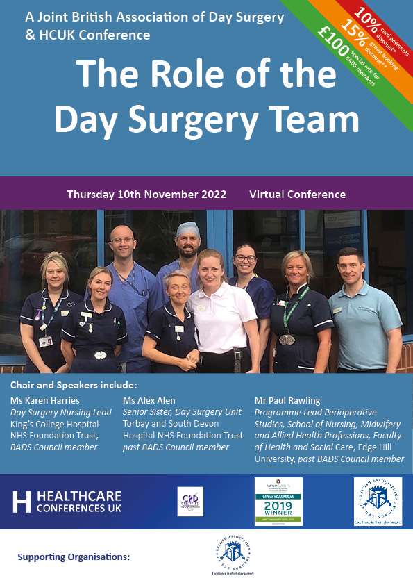 The Role of the Day Surgery Team Virtual Conference